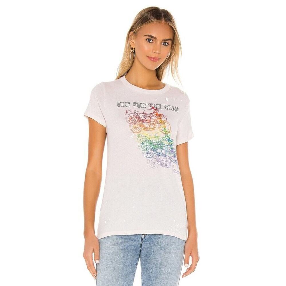 CHASER Revolve One For The Road Tee Graphic Motorcycle T-Shirt Designer Cali M